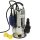 Tauchpumpe Schmutzwasserpumpe Tauchmotorpumpe Edelstahl mit Schwimmerschalter