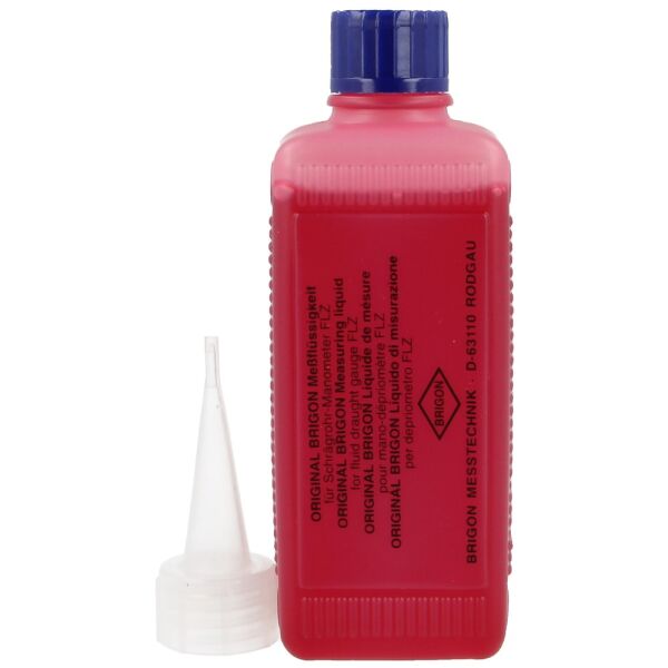 Brigon Ersatzflüssigkeit für Schrägrohr manometer 100 ml rot 4329