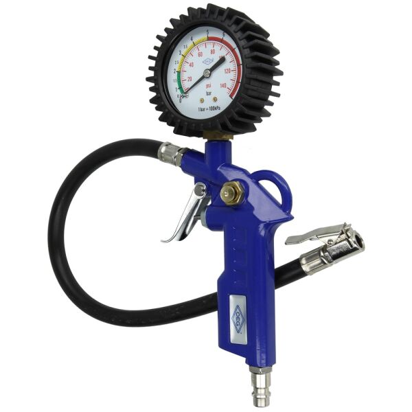 Oeg Druckmess- und Füllgerät 0 -10 bar Schlauchlänge 410 mm