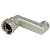 Excenterverschraubung S-Anschluss 1/2" x 3/4" Überwurfmutter 10 bis 60mm Versatz