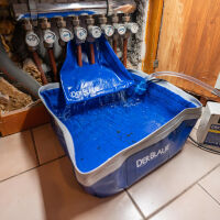 DER BLAUE Flexible Auffangwanne für Flüssigkeiten