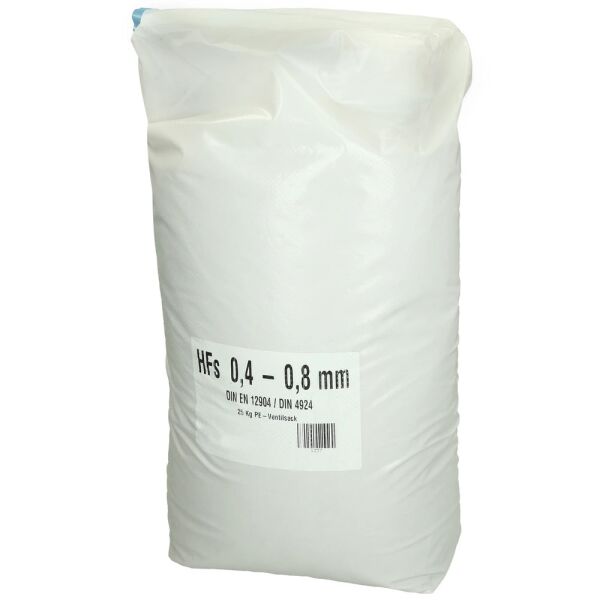 Quarz-Filtersand 0,4 - 0,8 mm 25KG