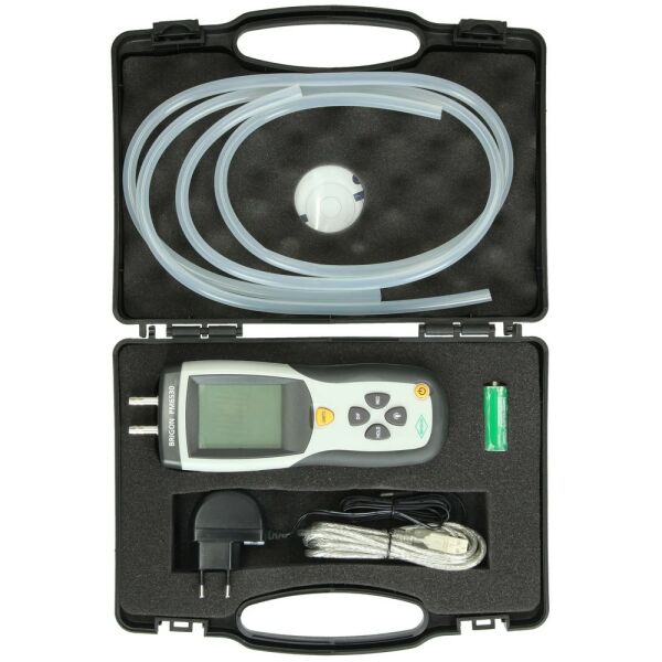 Brigon Differenzdruckmessgerät mit PC-Schnittstelle 0-200 mbar 6530