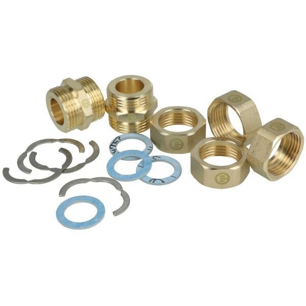 Verbindungset 1" für Solarwellrohr DN20