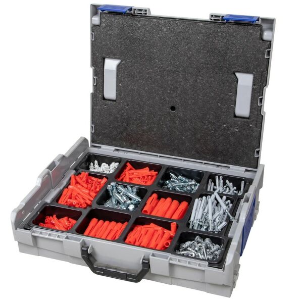 OEG L-BOXX® Kofferbox mit 625 verschiedenen Dübeln