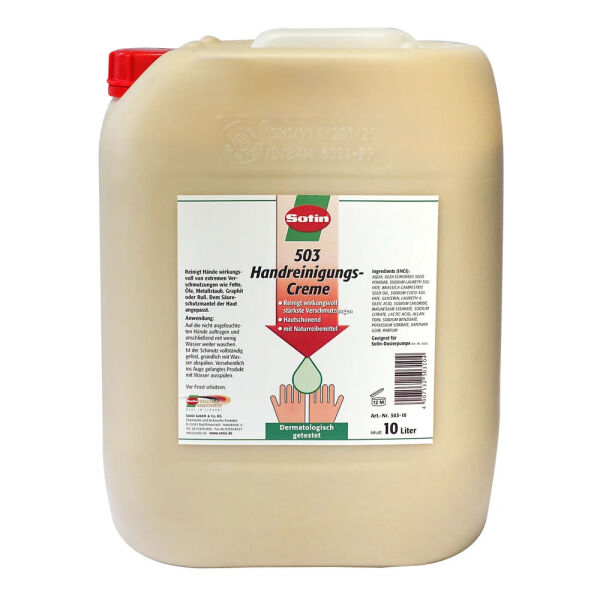 Sotin Handreinigungscreme 10 Liter 503-10