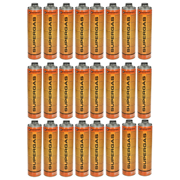 24x Kemper Gaskartusche Nr 575 bis 1800°C Lötgas 30% Propan 70% Butan 600ml 330g