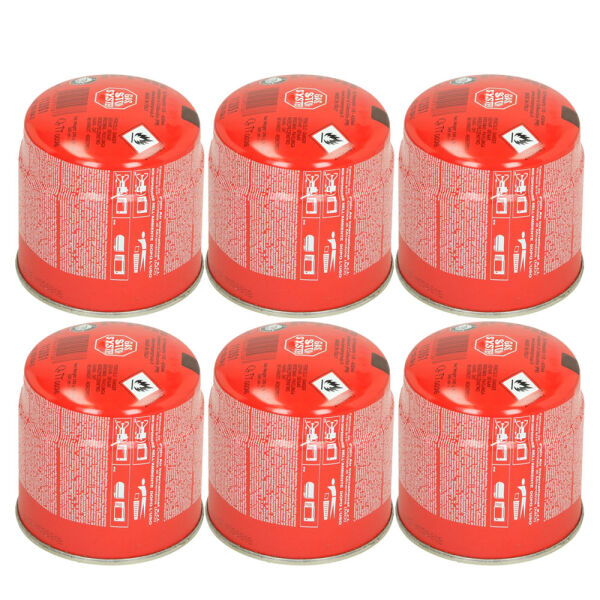 6x Kemper Schweißgas Campinggas Butananstechkartusche Gaskartusche 190 g