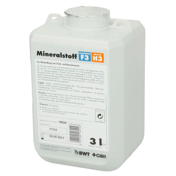 BWT Mineralstoff Quantophos® F3 3 l Kanister 18024E