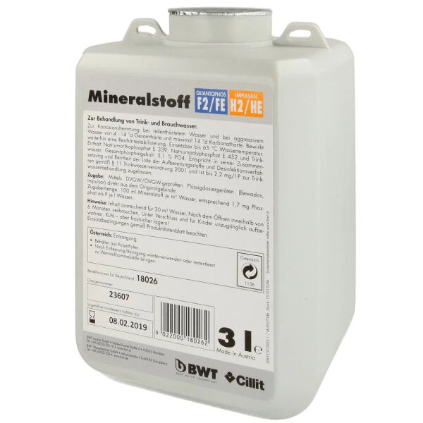 BWT Mineralstoff Quantophos F2 / FE 3L 18026E