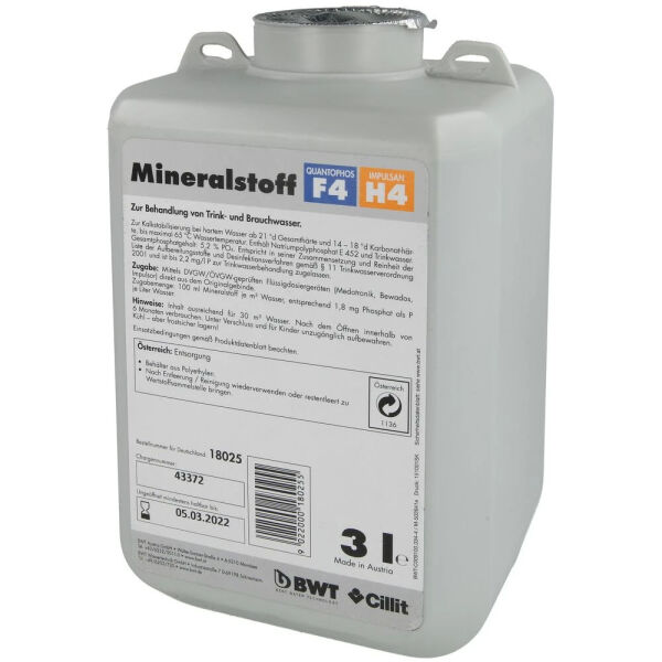 BWT Mineralstoff Quantophos® F4 3 l Kanister 18025E