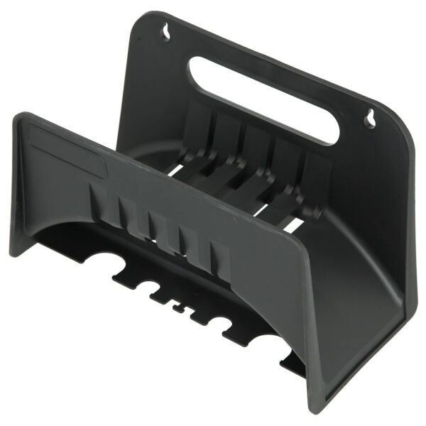 Wandschlauchhalterung Garten aus Kunstoff Schwarz