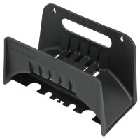 Wandschlauchhalterung Garten aus Kunstoff Schwarz