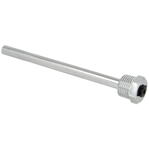 Tauchhülse, 150 mm, TH/TRB150, Messing verchromt, Øinnen:8mm