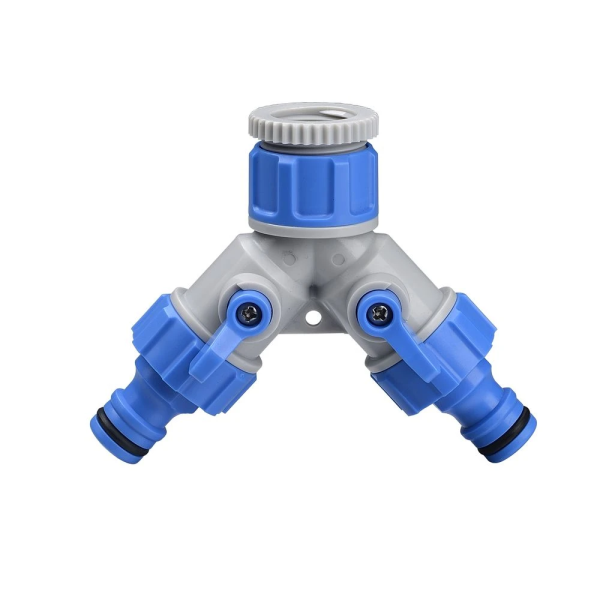 Oeg 2 -Wege-Verteilerstück mit Absperrventilen 3/4" IG