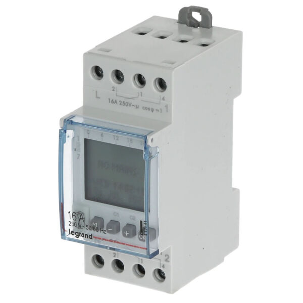 Legrand Digitale Wochenzeitschaltuhr AlphaRex³ D22 2 Kanal 412641