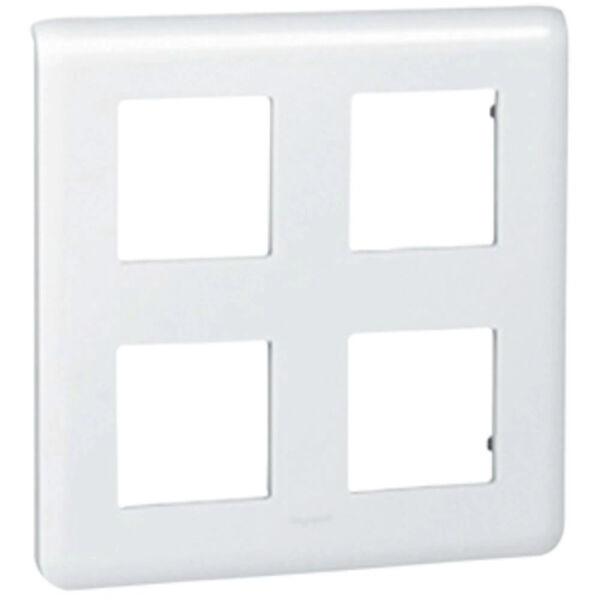 Legrand Mosaic Abdeckrahmen 2 x 2 x 2 modulig horizontal 78838