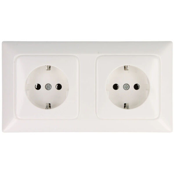 Legrand Schutzkontakt-Steckdose Creo™ 2-fach ultraweiß 776172