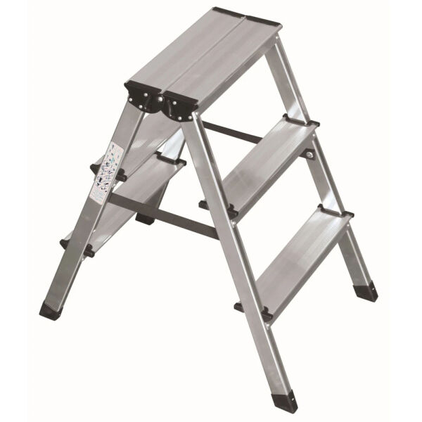 Krause Alu Stufen-Doppelleiter 2 x 3 Stufen 120328