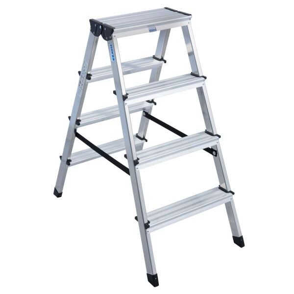 Krause Alu Stufen-Doppelleiter 2 x 4 Stufen 120335
