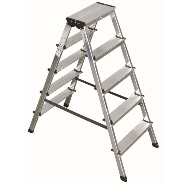 Krause Alu Stufen-Doppelleiter 2 x 5 Stufen 120342
