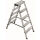 Krause Alu Stufen-Doppelleiter 2 x 5 Stufen 120342