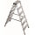 Krause Alu Stufen-Doppelleiter 2 x 6 Stufen 120359