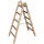 Krause Holz Sprossen-Doppelleiter 2 x 5 Sprossen 170071