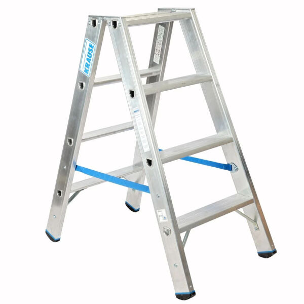 Krause Alu Stufen-Doppelleiter Stabilo 2 x 4 Stufen 124722