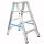 Krause Alu Stufen-Doppelleiter Stabilo 2 x 4 Stufen 124722