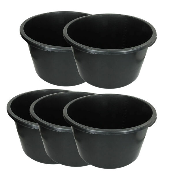 5 Stk Maurerkübel Mörtelwanne Mörtelkasten Rund 65 l Beton Maurer Kübel