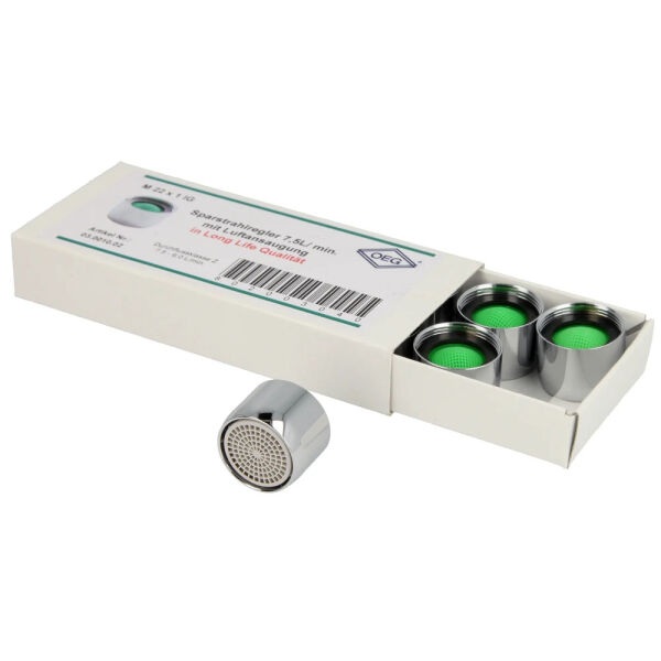 OEG Spar-Strahlregler mit Luftansaugung für Durchflussmenge M22 x 1 IG 10Stk