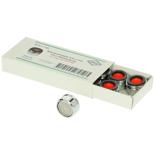 OEG Spar-Strahlregler mit Luftansaugung für Durchflussmenge M24 x 1 AG 10Stk