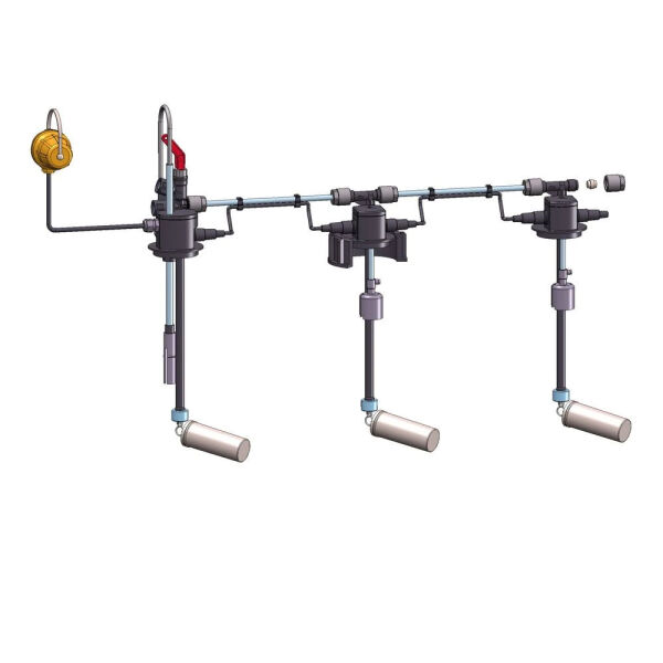 Dehoust Universal Tankentnahmegarnitur 3er Batterie-Tankanlage 72335