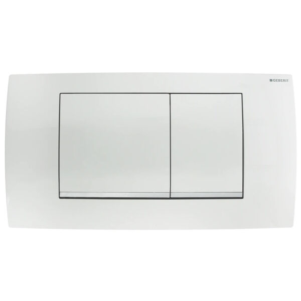 Geberit Betätigungsplatte Twinline30 für 2-Mengen-Spülung weiß 115.899.KJ.1