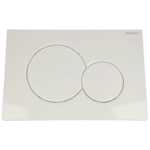 Geberit Betätigungsplatte für 2-Mengen-Spülung Sigma01 weiß 115.770.11.5