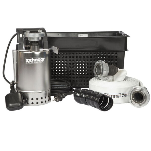 Zehnder Flutset mit Tauchpumpe in Transportbox