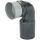 Otto Haas PE-Anschlussbogen 90° für Wand-WC 90/110 mit Bauschutz