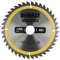 DeWalt CONSTRUCTION Kreissägeblatt Ø 190 x 30...