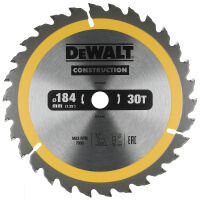 DeWalt CONSTRUCTION Kreissägeblatt Ø 184 x 16...