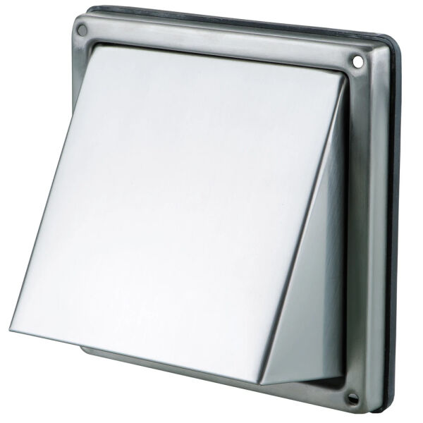 Blauberg Ablufthaube Edelstahl Ø 125 mm mit Rückstauklappe 8023422