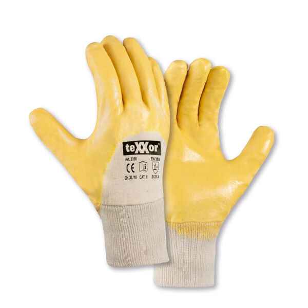 teXXor® Arbeitshandschuhe Nitril Handschuhe Schutzhandschuhe Gartenhandschuhe
