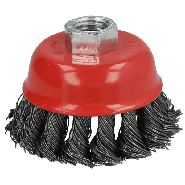 Bosch Topfbürste mit 0,5 mm gezopften Stahldraht 80 x M14 1608622029