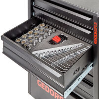 Gedore Werkzeugwagen GEDWorker 119-tlg 3301676