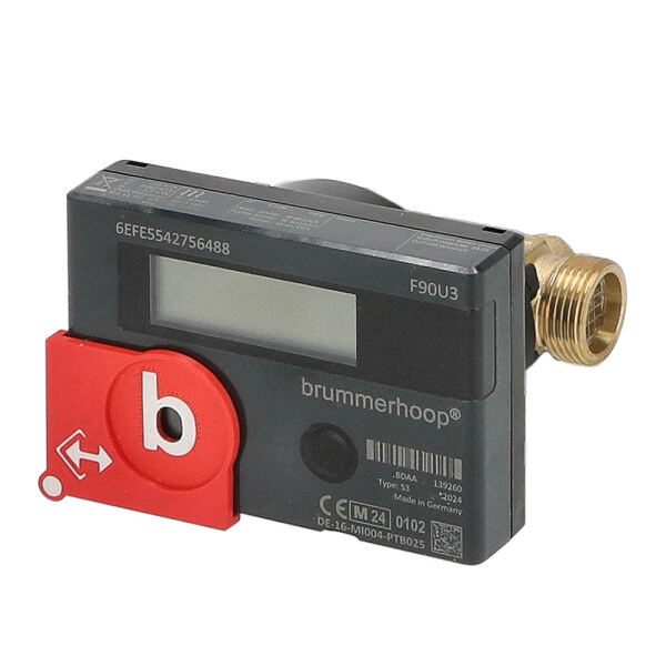 Elster Kompaktwärmemengenzähler F90U3 Qp 0,6 3/4" AG