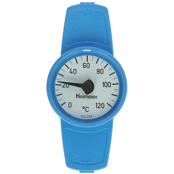 Heimeier Thermometer Blau für Globo H und P 0600-01.380 passend für DN10 DN32