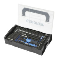 Gedore Bit-Set mit 1/4" Knarre und Handhalter in...