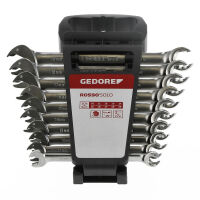 Gedore Ringratschenmaulschlüssel-Set mit offenen...