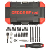 Gedore Werkzeugset mit Bits, Steck- und...