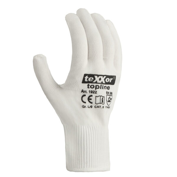 teXXor® topline Feinstrick Handschuhe 1922 NYLON Größe 6 bis 10